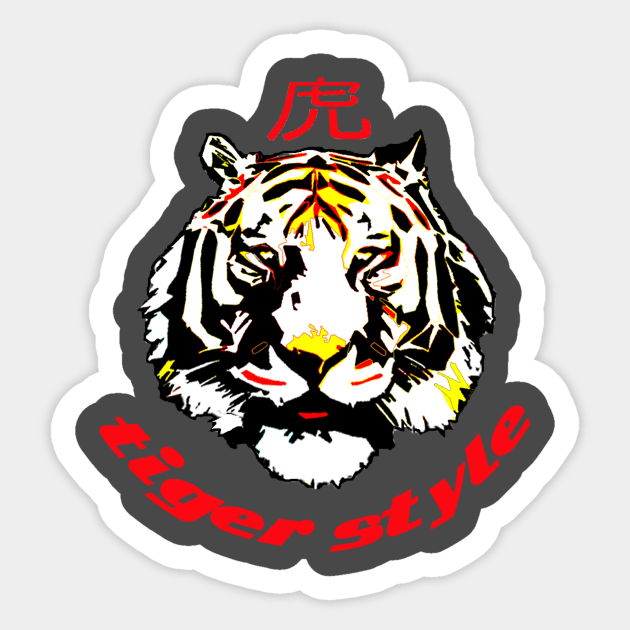 Tiger Style Sticker by Rite